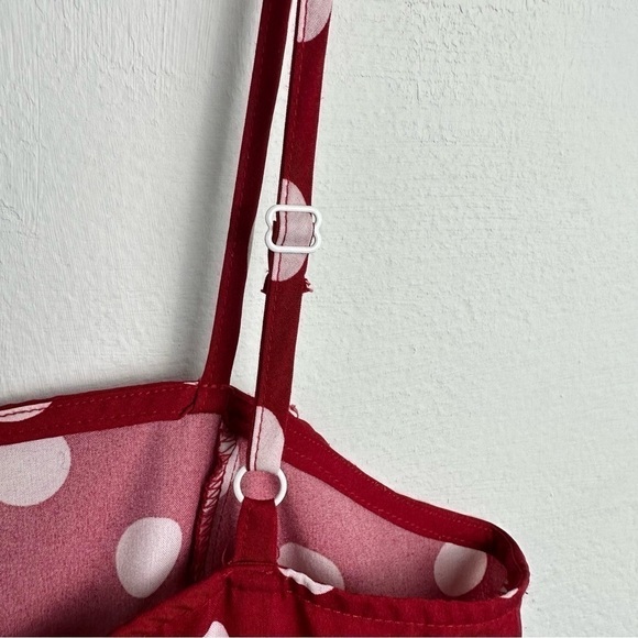 Shein Wide Leg Dotted Cropped Jumpsuit Small - Picture 5 of 7